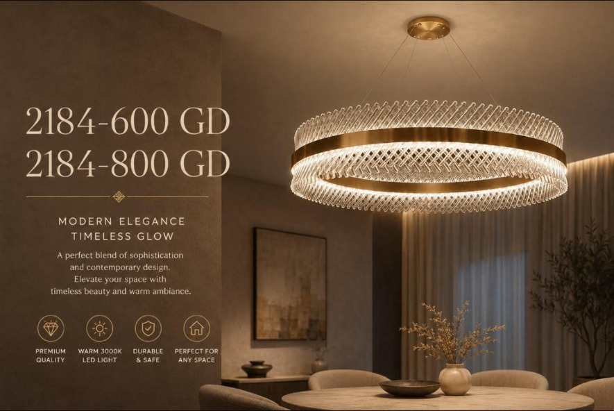 2184 GD Ring Chandelier